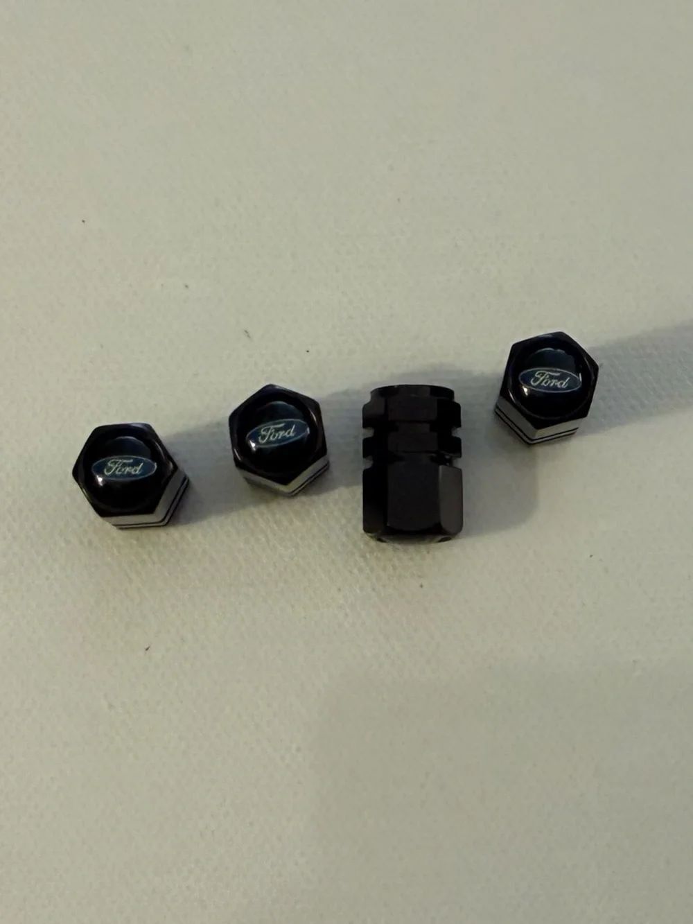 Ford Valve Stem Caps in Black Set of 4 NWT